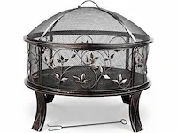 27-inch ronde vuurkorven voor buiten voor terras, kamperen - afbeelding 6 van  6