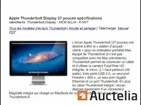 27-inch scherm apple imac a1407 - afbeelding 4 van  7