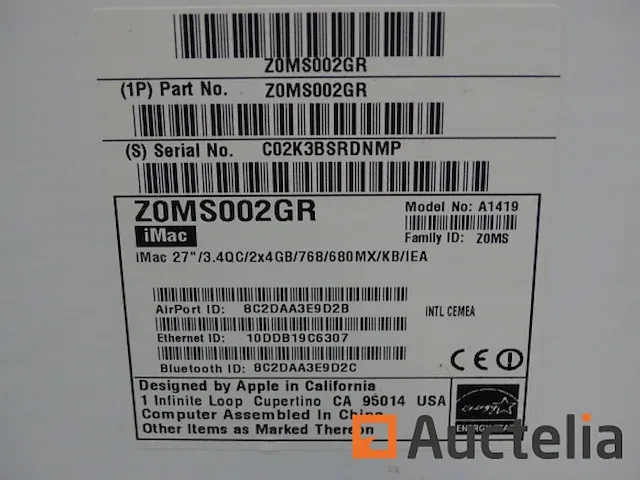 27-inch scherm apple imac a1419 - afbeelding 6 van  7