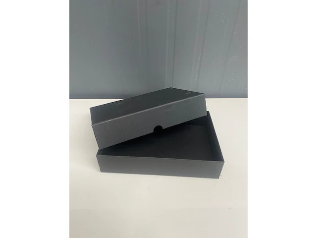 27 x doosjes - geschenkdoosjes - zwart - 21,5 x 15,5 x 4,5 cm. - hard karton - afbeelding 2 van  3