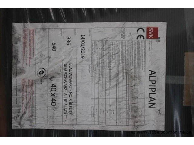 2700 leien svk lei alpiplan 40x40 blz336 (540 st/pal) - afbeelding 2 van  3