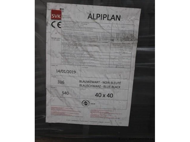 2700 leien svk lei alpiplan 40x40 blz336 (540 st/pal) - afbeelding 2 van  2
