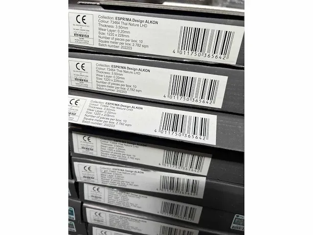 27,80m² clickvinyl pvc 3,5mm - afbeelding 5 van  8