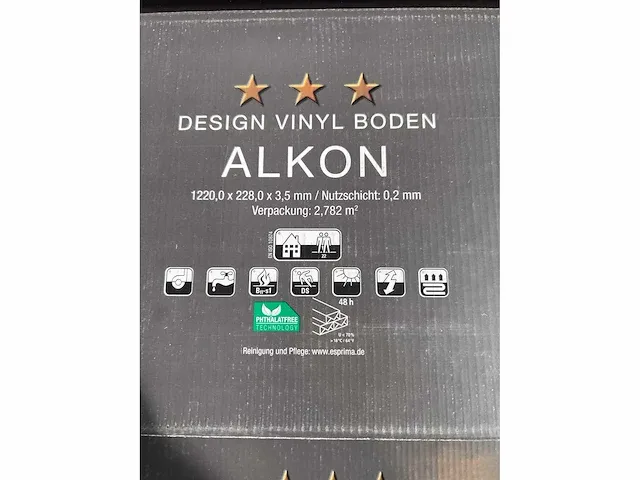 27,80m² clickvinyl pvc 3,5mm - afbeelding 7 van  8