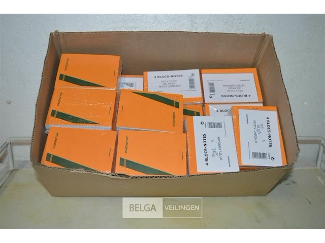 27x 4 blocnotes 10,5x7,4 cm - afbeelding 1 van  3