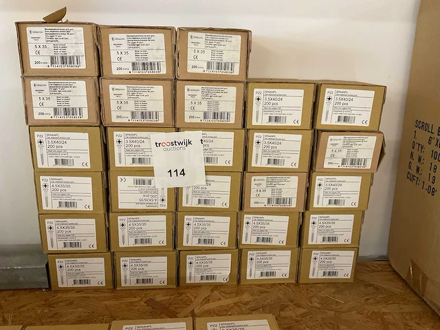 28 dozen spaanplaatschroeven - afbeelding 1 van  5