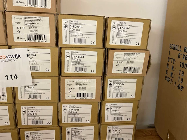 28 dozen spaanplaatschroeven - afbeelding 4 van  5