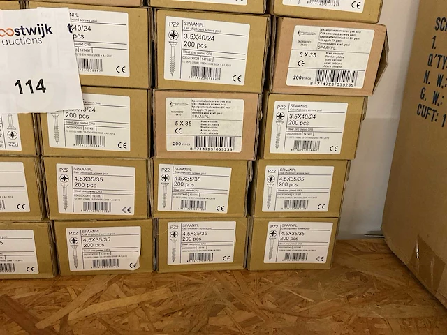 28 dozen spaanplaatschroeven - afbeelding 5 van  5