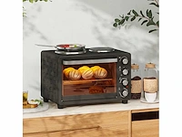 28 l oven - compacte oven - kookplaat - afbeelding 5 van  12