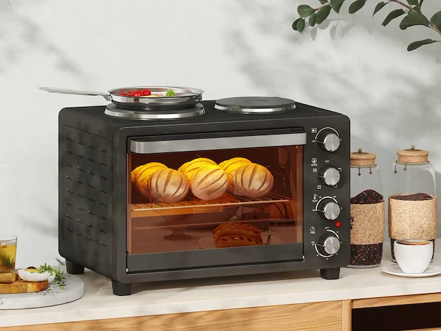 28 l oven - compacte oven - kookplaat - afbeelding 10 van  12