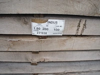 2,88 m³ industrieel eiken balken 100x200 - afbeelding 2 van  3