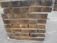 2,88 m³ industrieel eiken balken 100x200 - afbeelding 3 van  3