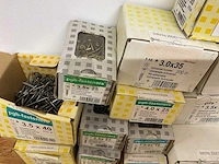 29 dozen universele schroeven deels inox; mdf schroeven - afbeelding 6 van  8