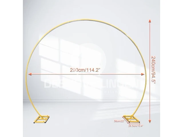 2,9 m ballonboog - afbeelding 3 van  6