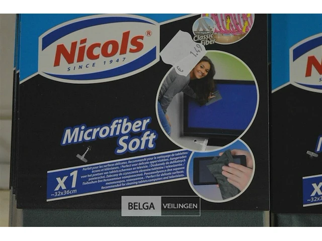 ± 29 nicols microdoekjes zacht 32cmx36 - afbeelding 2 van  2