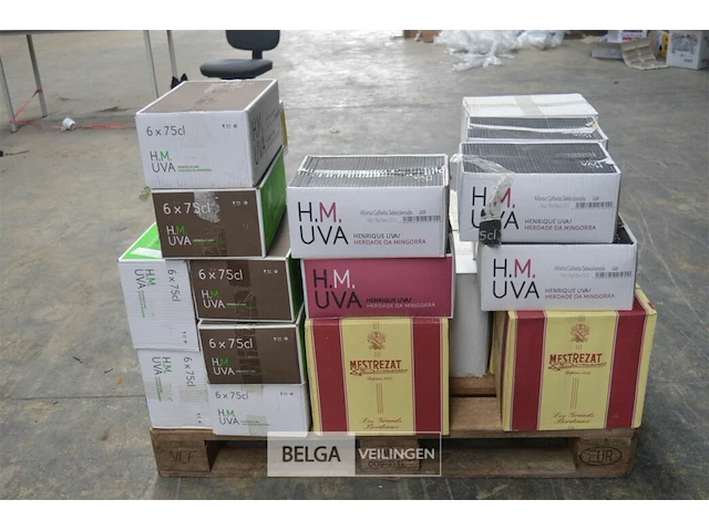 ±294 flessen inhoud pallet div soorten wijnen - afbeelding 4 van  9