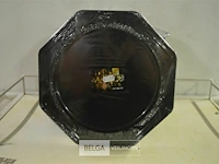 ± 29x 2st plastieken zwarte borden ø30cm - afbeelding 1 van  2