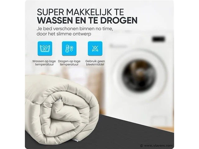 2in1 dekbed 240x200cm+hoofdkussens all season - afbeelding 4 van  7