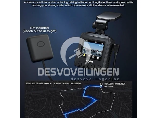 2k wi-fi dash cam - afbeelding 2 van  6