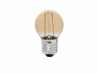 2w g45 amber glas filament led bulb 2000k (100x) - afbeelding 3 van  3