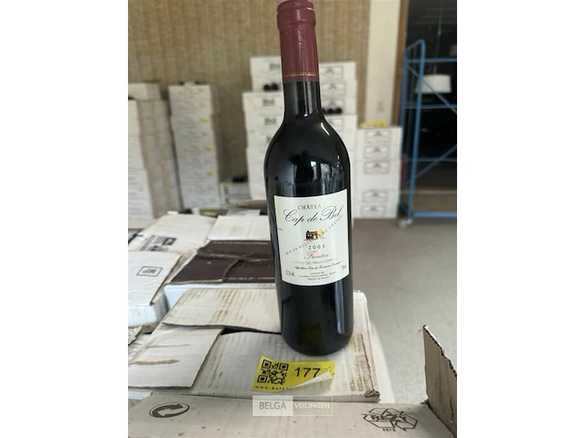 2x 1 doos chateau cap de bel 2003 - afbeelding 2 van  5