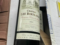 2x 1 doos chateau les bertrands premieres cotes de blaye 2004 - afbeelding 3 van  5