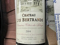 2x 1 doos chateau les bertrands premieres cotes de blaye 2004 - afbeelding 5 van  5