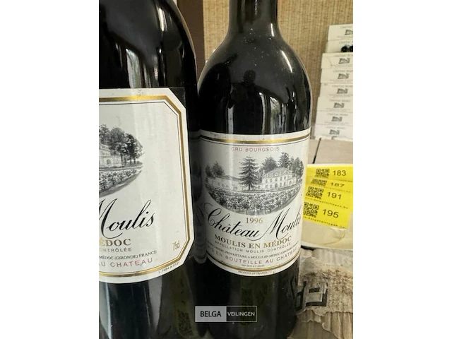 2x 1 doos chateau moulis 1996 - afbeelding 4 van  6