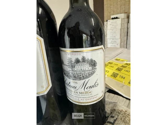 2x 1 doos chateau moulis 1996 - afbeelding 6 van  6
