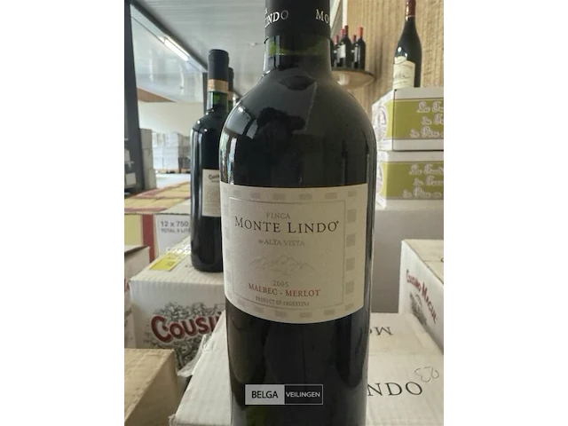 2x 1 doos monte lindo malbec merlot 2005 - afbeelding 2 van  3