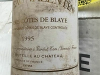 2x 1 doos vieux chauteau valentin premieres cotes de blaye 1995 - afbeelding 3 van  4