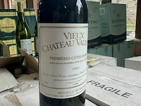 2x 1 doos vieux chauteau valentin premieres cotes de blaye 1995 - afbeelding 3 van  4