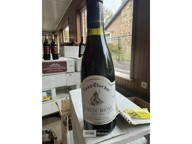 2x 1 doos vieux clocher cotes du rhone 1999 - afbeelding 3 van  4