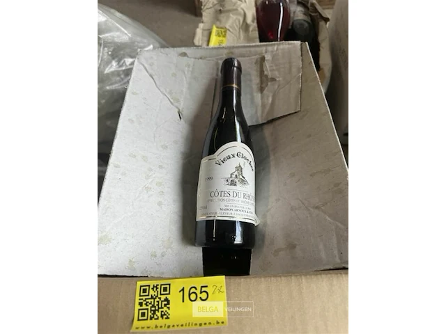 2x 1 doos vieux clocher cotes du rhone 1999 - afbeelding 4 van  4