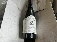 2x 1 doos vieux clocher cotes du rhone 1999 - afbeelding 4 van  4