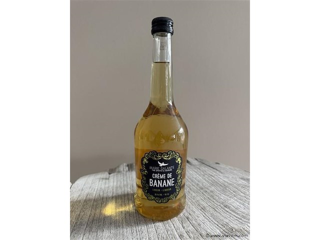 2x 1 fles marie galante crème de banane - afbeelding 2 van  2