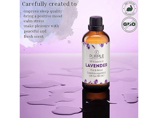 2x 100ml lavendel essentiële olie - afbeelding 2 van  3