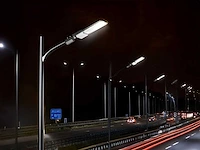 2x 100w 3000k led straatverlichting met lens waterdicht kantelbaar - afbeelding 8 van  11