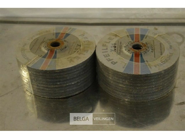 2x 10st schuurschijven feldmühle, type "pfeilflex x31" 178x6x22,2 - afbeelding 1 van  3