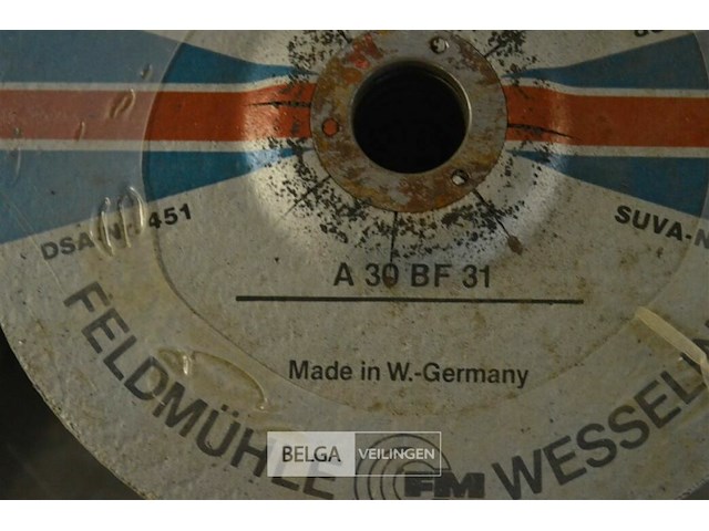 2x 10st schuurschijven feldmühle, type "pfeilflex x31" 178x6x22,2 - afbeelding 3 van  3