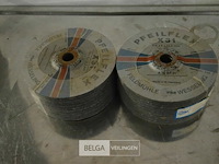 2x 10st schuurschijven feldmühle, type "pfeilflex x31" 178x6x22,2 - afbeelding 1 van  4