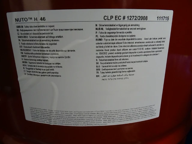 2x 208l hydraulic oil nuto h46 mobile - afbeelding 2 van  3