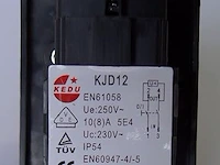 2x 240v 4-pins nvr ontgrendelingsschakelaar - afbeelding 2 van  5