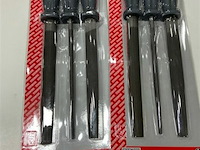 2x 3 delige vijlenset steelwood - afbeelding 3 van  3