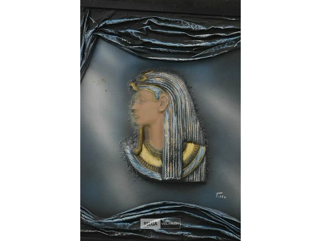 2x 3d egyptische schilderij - afbeelding 3 van  3