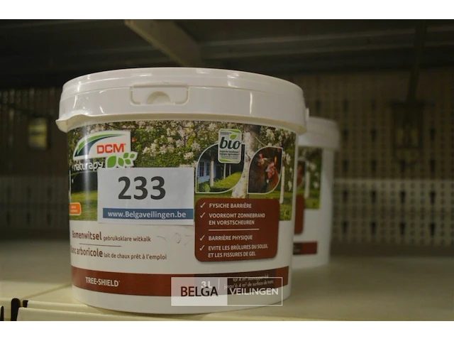 2x 3l dcm bomenwitsel - voorkomt zonnebrand en vorstscheuren - afbeelding 1 van  2