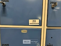 2x 6-vaks lockerkast met sleutels - afbeelding 3 van  7