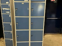 2x 6-vaks lockerkast met sleutels - afbeelding 4 van  7