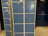 2x 6-vaks lockerkast met sleutels - afbeelding 5 van  7