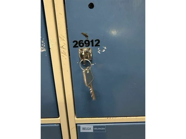 2x 6-vaks lockerkast met sleutels - afbeelding 6 van  7